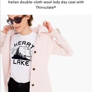 J. Crew classic Italian cloth lady day wool coat